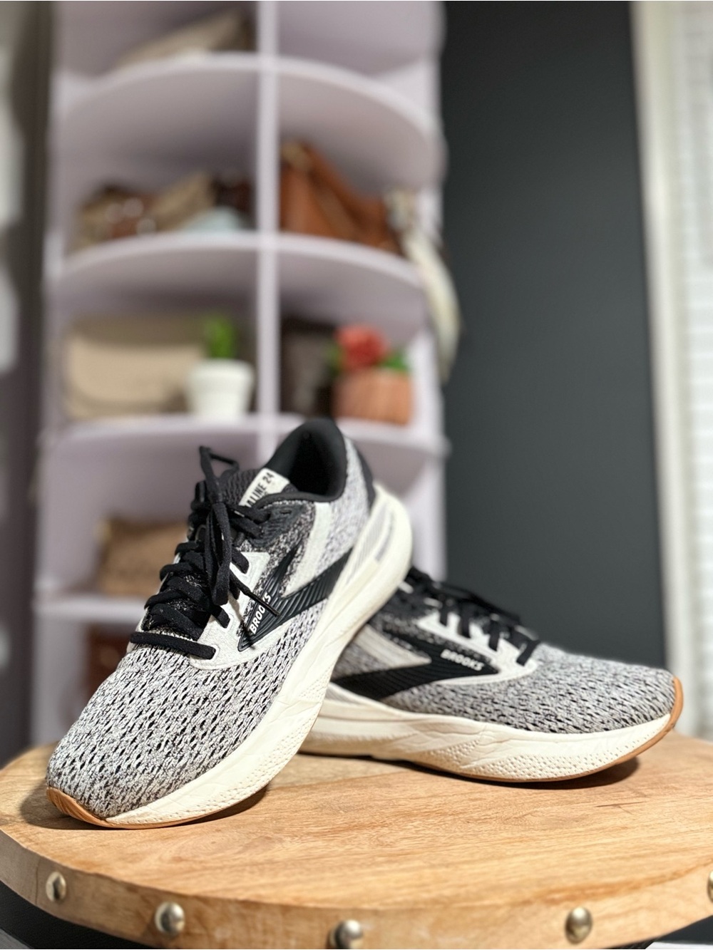 Brooks Women's Running Sneakers - Black & White